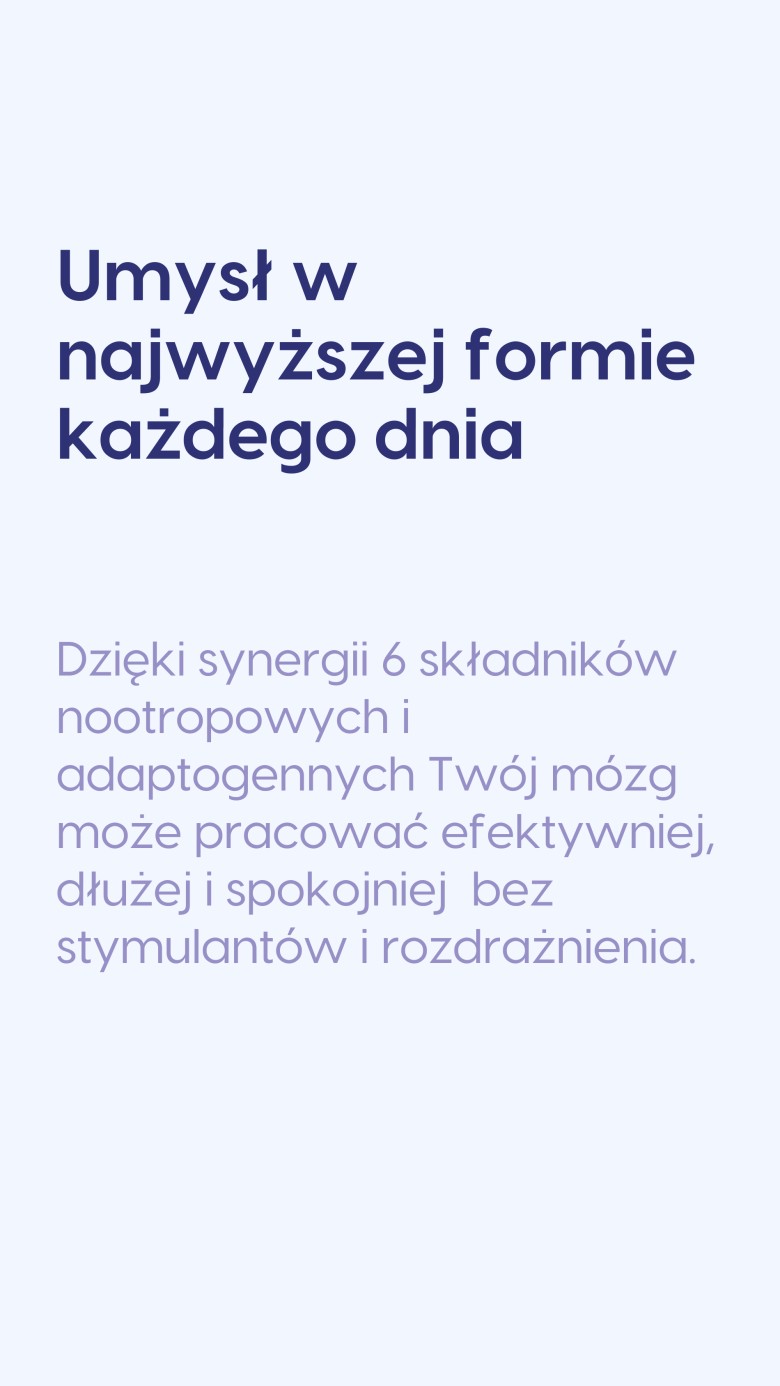 Mind+ - Bazylia święta + Krzyżownica + Miłorząb na pamięć i koncentrację