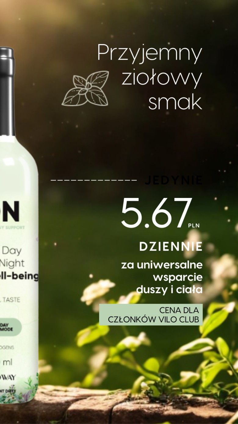 Multi ON Ziołowy - Cytryna + Alfalfa + Herbata assamska na witalność - płyn