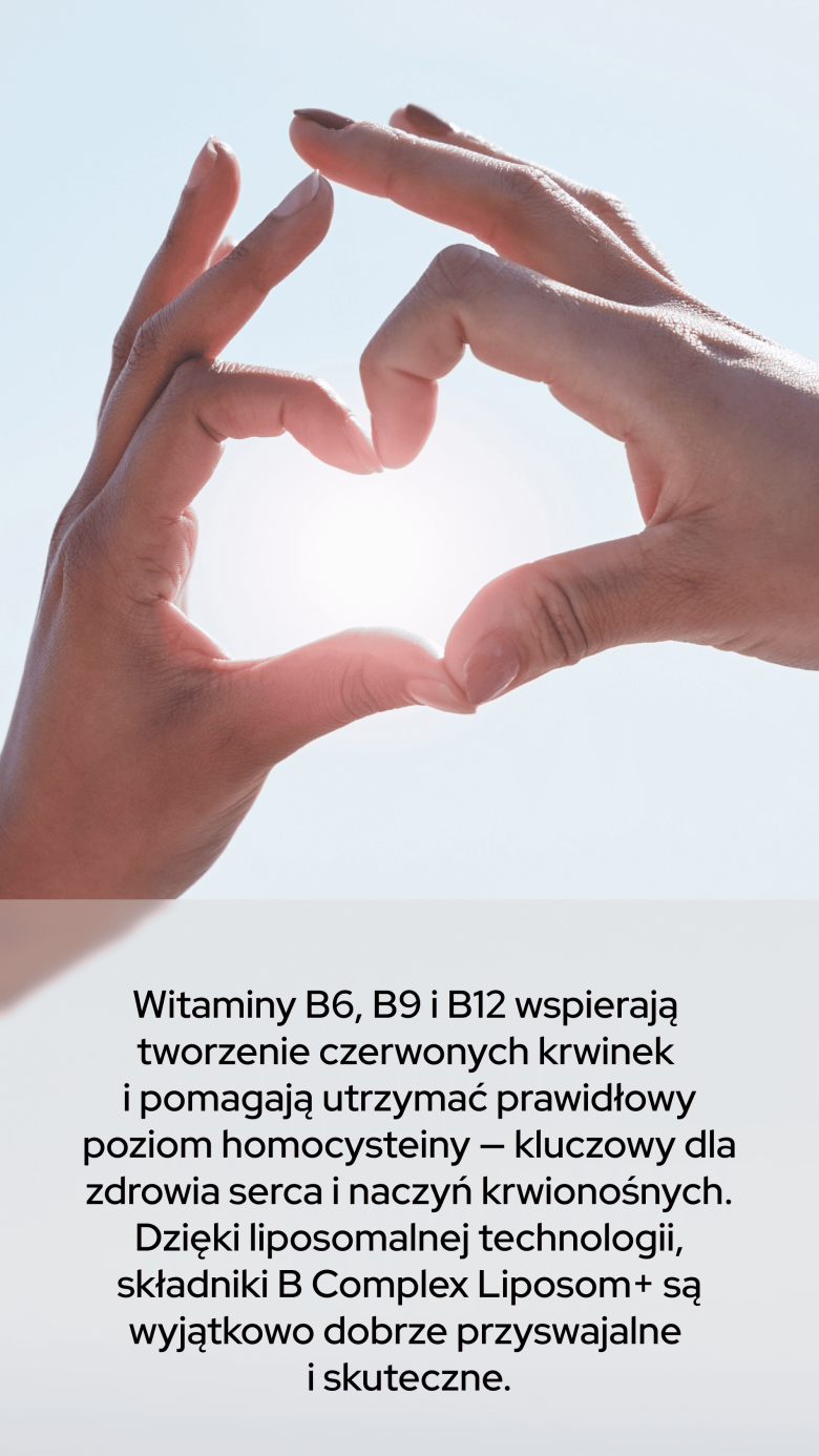 B Complex Liposom+ - 8 Witamin z grupy B w technologii liposomalnej