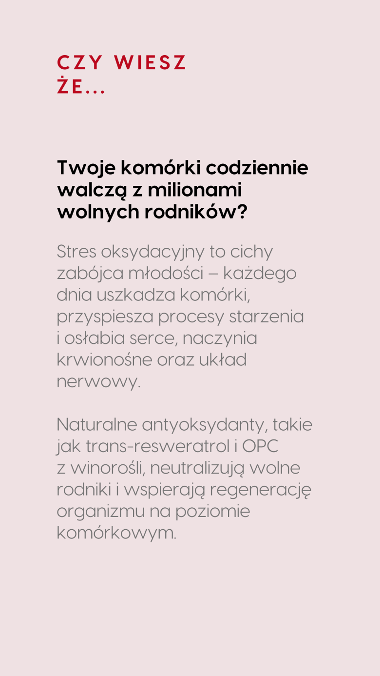 Resweratrol Liposom+ - Winorośl 95% OPC w technologii liposomalnej