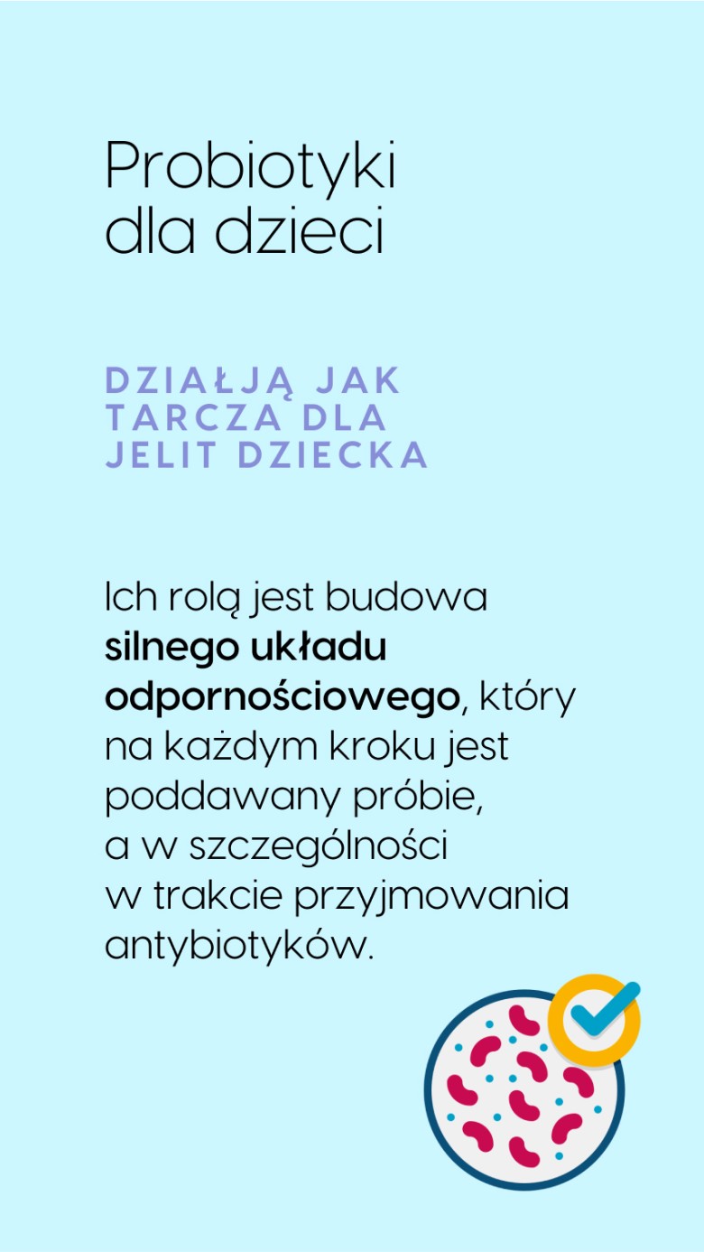 KIDS+ - Probiotyki + Witamina D bez cukru dla dzieci 3+