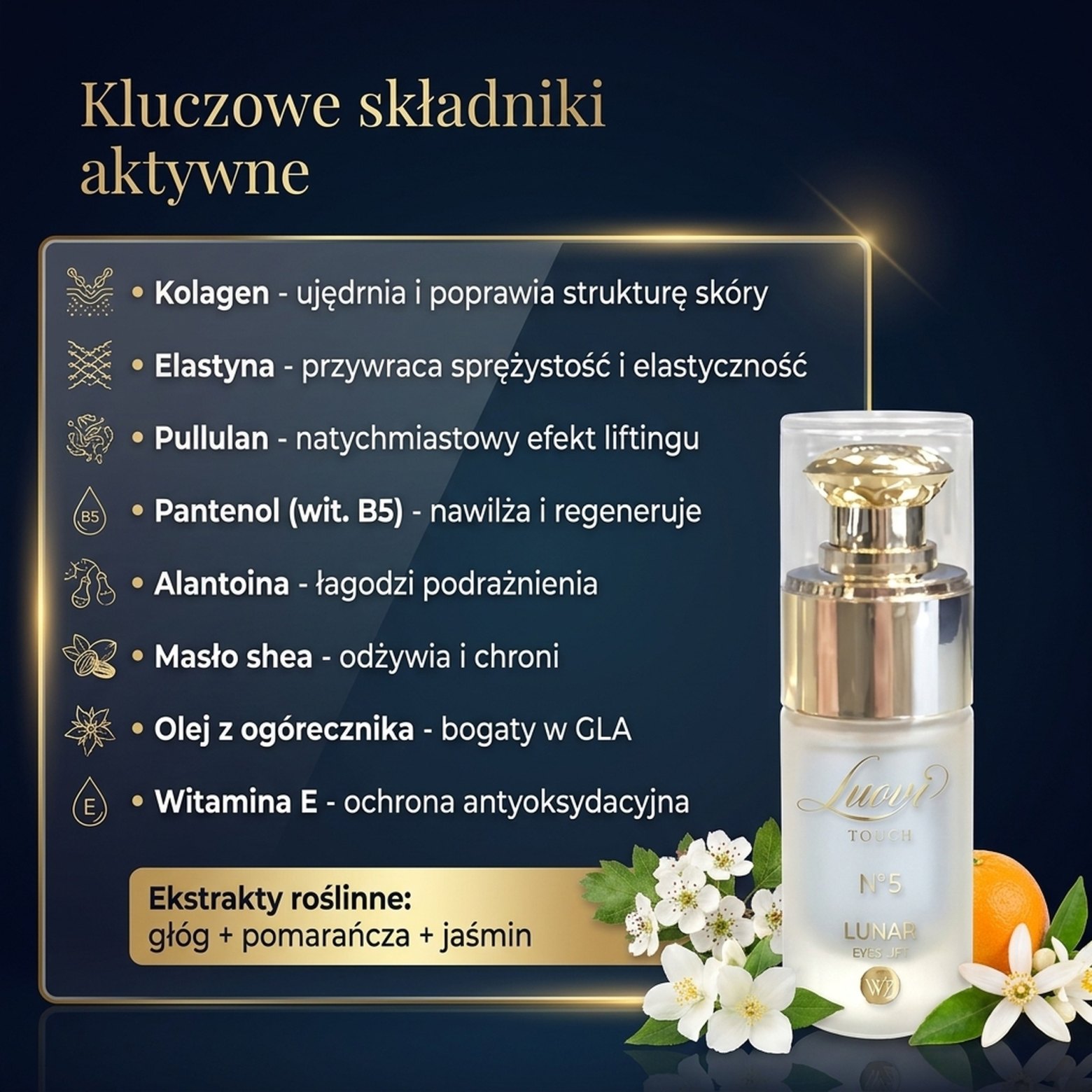 Skład Lunar Eyes Lift No. 5 – Luovi Touch