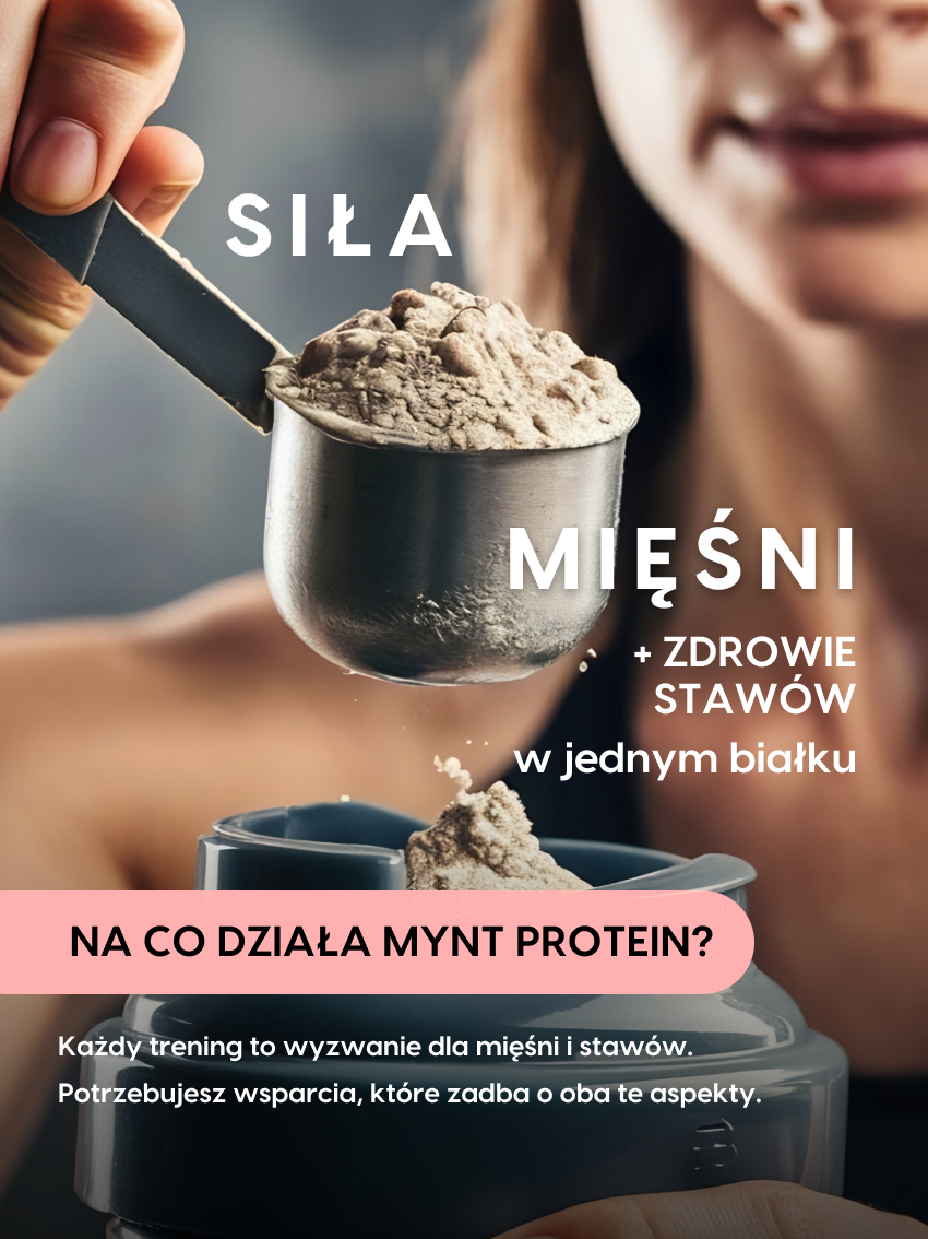 Dla kogo MYNT PROTEIN 750g Truskawka – Białko z Kolagenem® dla Mięśni i Stawów