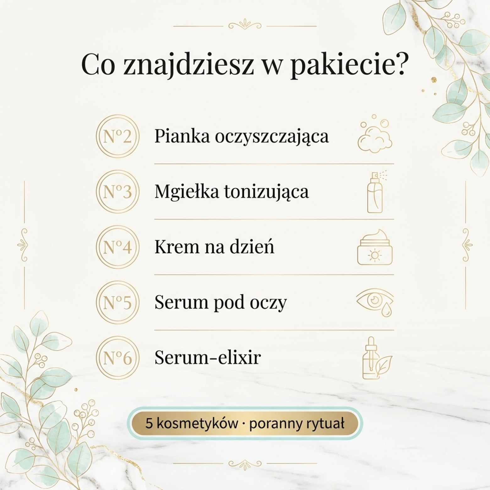 Skład Pakiet: LUOVI Morning Touch - Poranny Rytuał Pielęgnacyjny