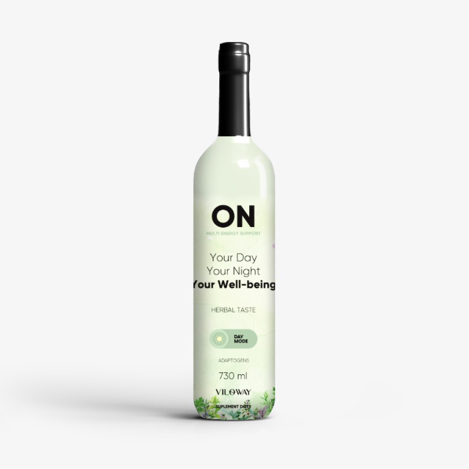 Viloway - Multi ON Ziołowy - Cytryna + Alfalfa + Herbata assamska na witalność - płyn