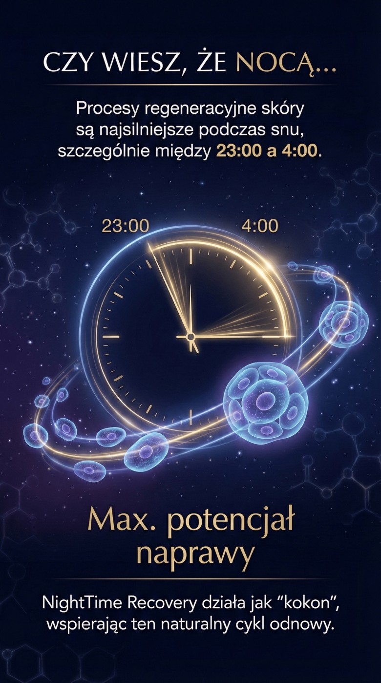 NightTime Recovery - Krem na noc z Peptydami + Niacynamid + Ceramidy - Skin Mission