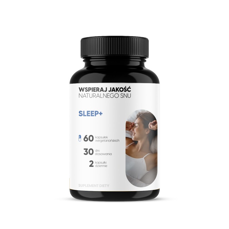 Viloway - Sleep+ - Ashwagandha + Męczennica + Wiśnia z melatoniną na spokojny sen