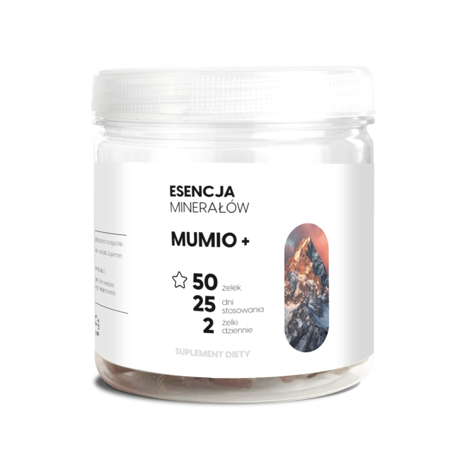 Viloway - MUMIO+ - Shilajit 50% kwasów fulwowych - żelki na regenerację