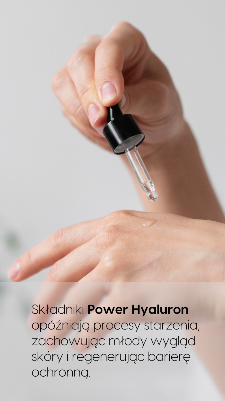 Power HYALURON - Serum z Kwasem hialuronowym + Fosfolipidy + Witamina E - Skin Mission