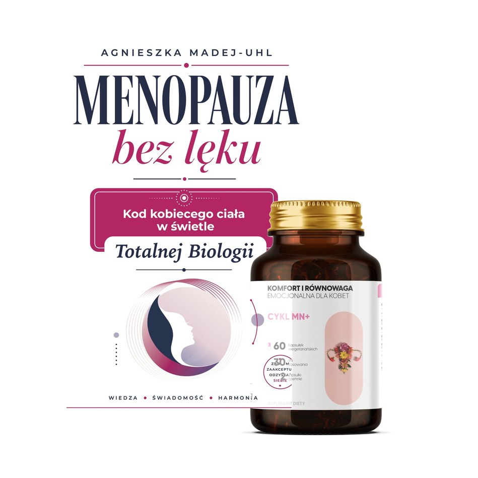 Pakiet: Menopauza bez lęku + Cykl MN+ - książka i ziołowa rutyna na 30 dni