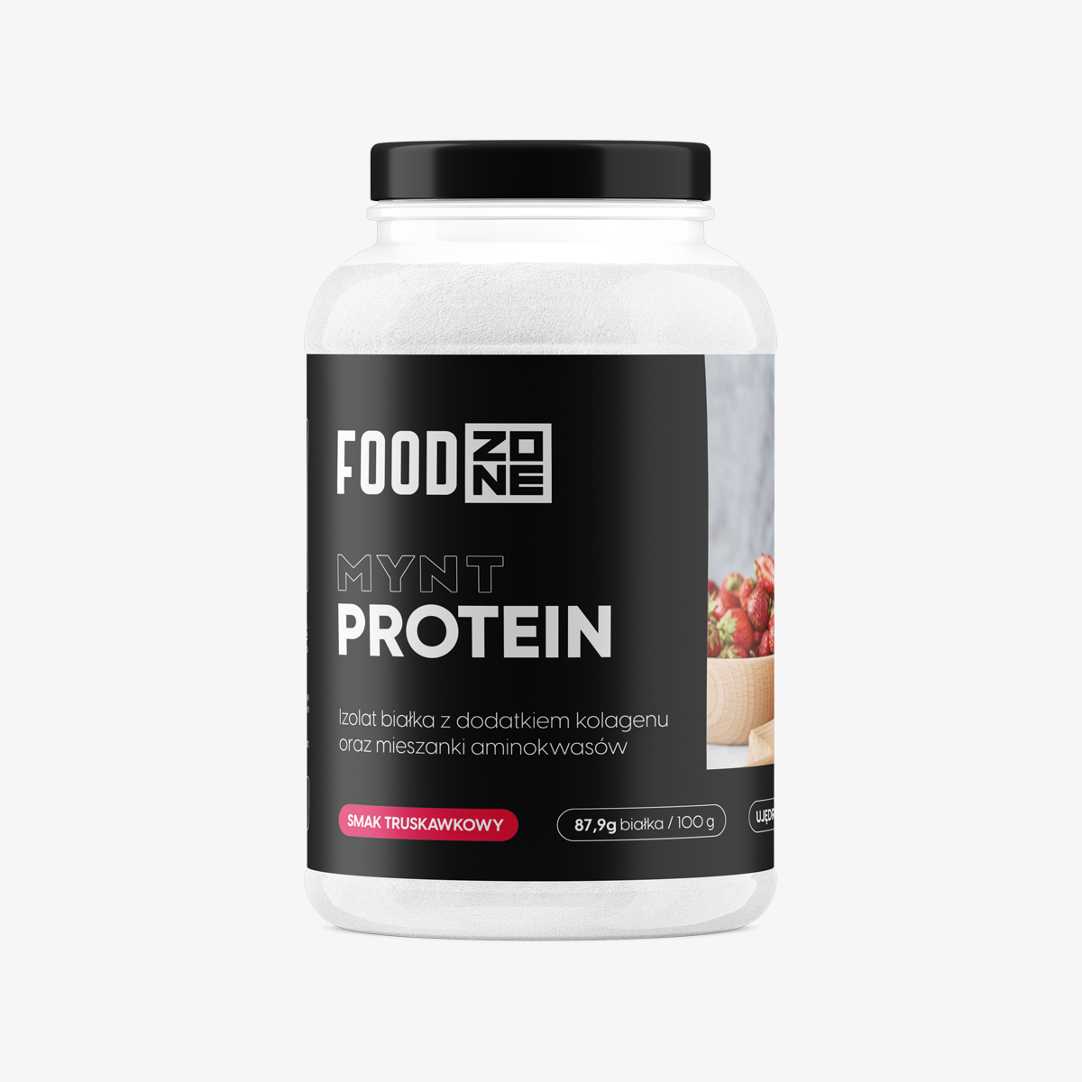 MYNT PROTEIN 750g Truskawka – Białko z Kolagenem® dla Mięśni i Stawów