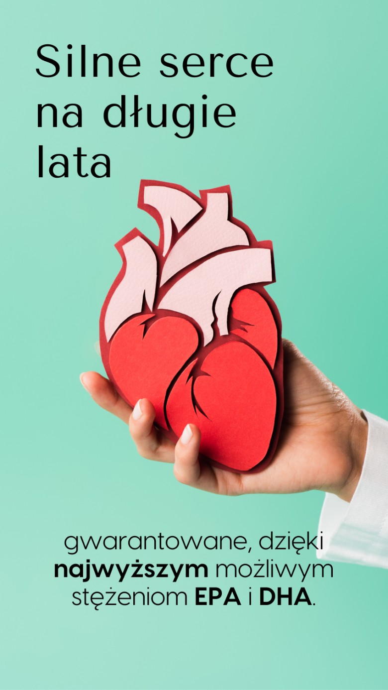 Omega+ - Omega-3 EPA DHA + Koenzym Q10 na serce i mózg